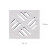 Grelha Astra Quadrada Alumínio 9,4X9,4Cm Gral10 
