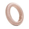 Conjunto 4 Anéis Lyor Para Guardanapo Tresse Bege Plástico