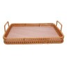 Bandeja Retangular Lyor C/ Alca Kali Plástico 35X25X4,5Cm