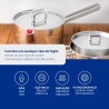 Panela Tramontina Brava Inox C/ Tampa E Cabo 16Cm 1,4L