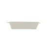 Refratario De Porcelana Lyor C/ Alça Basic Br 23,5x14,5x5Cm