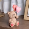 Figura Decorativa Wolff Ursinho C/ Balões Teddy Charm Resina