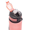 Garrafa Lyor Para Água Com Marcadores Rosa 1L