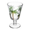 Cnj Wolff Jarra 6 Tçs Palm Hand Painting Cristal 1,3L/240Ml