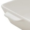Refratario De Porcelana Lyor C/ Alça Basic Br 23,5x14,5x5Cm