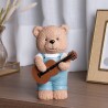Figura Decorativa Wolff Ursinho C/ Violao Teddy Charm Resina 