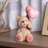 Figura Decorativa Wolff Ursinho C/ Balões Teddy Charm Resina
