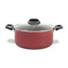 Conjunto Panelas Brinox 5 Peças Ruby-Vermelho 7131/401