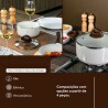 Jg De Panelas Brinox 6 Pçs Ceramic Life Smart Plus Vanilla