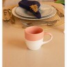 Caneca Wolff Ombre Rosa Cerâmica 210Ml 21293