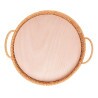 Bandeja Lyor Redonda C/ Alca Kali Plástico 30x4,5Cm 