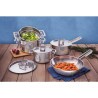 Caçarola Tramontina Brava Aço C/ Tampa E Alças 20Cm 2,9L