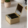Porta-Joias Wolff Toscana Dourado Metal 10X11X5,5Cm 61940