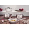 Caçarola Tramontina Brava Inox C/ Tampa E Alças 16Cm 1,8L