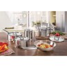 Caçarola Tramontina Brava Inox C/ Tampa E Alças 20Cm 3,6L