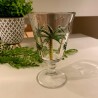 Cnj Wolff Jarra 6 Tçs Palm Hand Painting Cristal 1,3L/240Ml