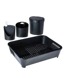 Kit Coza Organize sua Pia Basic Preto 992564008