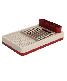 ESCORREDOR DE LOUCAS BRINOX FLAT VBO+LGR 17000/1332 (RED BOLD+LIGHT GRAY)