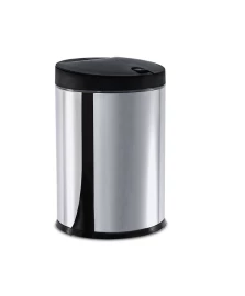 LIXEIRA BRINOX PRESS INOX C/TP PP PRETA 4LTS 3050/252
