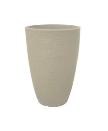 Vaso Japi Cônico Moderno Cor Cimento 38 Jvomc38