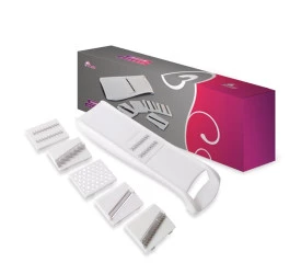 FATIADOR DE LEGUMES INGA IMPORT C/ 6 LAMINAS REMOVIVEL 36CM EM CASA TEM 12231