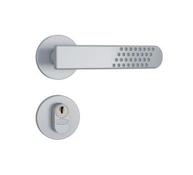 Fechadura Stam 803/21 Roseta Redonda Externa Inox 