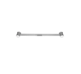 Porta Toalha Duplo Luxo Metal Cromado Leão 16121