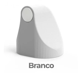 Trava Porta Magnético Comfort Door Branco 00059