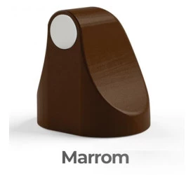 Trava Porta Magnético Comfort Door Marrom Escuro 00054