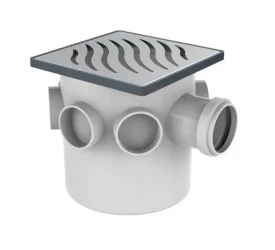 Caixa Sifonada Tigre QD/GR Inox 150x150x50 27068715