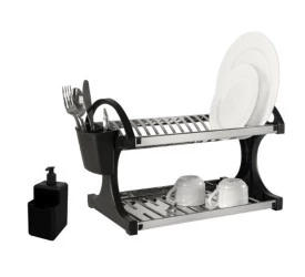 Escorredor de 16 Pratos Inox + Dispenser Brinox 2104491