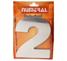 Algarismo 2 Numeral 125mm Espelhado 300-2