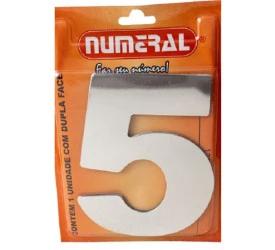 Algarismo 5 Numeral 125mm Espelhado 300-5