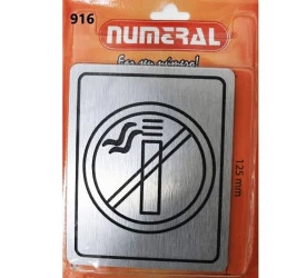 Placa de Sinalização Proibido Fumar Numeral 916