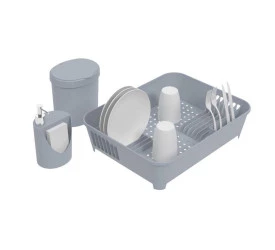 KIT ESCORREDOR+LIXEIRA+DISPENSER COZA - CZF - 99326/1499