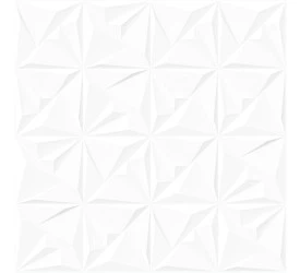 PORC. LEF CLASSIC WHITE DECO ACETINADO RET. 72X72 AR72056 1,55M²*