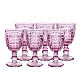 Jogo de 6 Taças L'Hermitage Chevalier 330ml Roxo 25436 