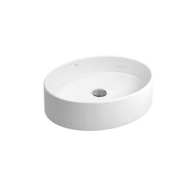 CUBA DECA DE APOIO OVAL 410X500 - BRANCO GELO NW