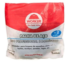 Palha de Aço Número 2 Worker - 103055