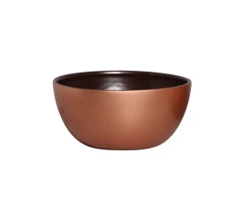 Cachepot Burguina Marrom e Bronze Ø28,4x13,6 60110012