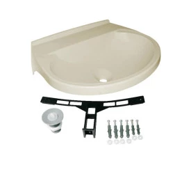 Lavatório Astra Plástico 50x40 8L LV3/SC* BG8