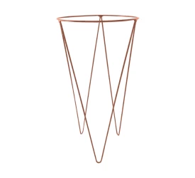 Suporte P/Vaso Burguina Bronze Pequeno Ø30x56 57280101