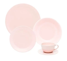 APARELHO DE JANTAR OXFORD 30 PÇS MILENIAL ROSA AY30-5501
