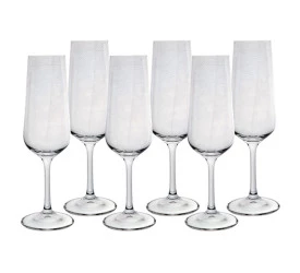 Jogo de 6 Taças P/Champanhe Strix 200ml Bohemia 58150