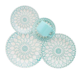 APARELHO DE JANTAR/CHA OXFORD MANDALA 30PÇS  AE30-5258