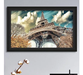 Quadro Decorativo Plasbil Médio Torre Eiffel QDM008