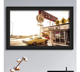 Quadro Decorativo Plasbil Médio Texas Vintage QDM013