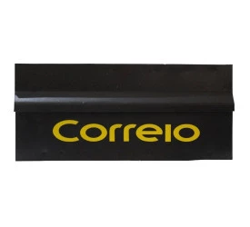 Caixa de Correio Embutir Pequena Preta 7898965936075