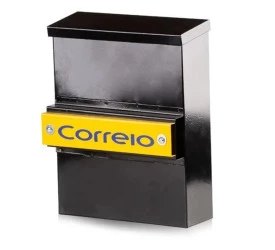 Caixa de Correio Grande Para Grade Preta 7898965936099