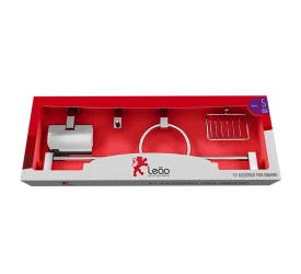 Kit Leão Acessórios P/Banheiro Pluss 5519-19300